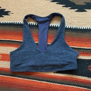 Alo yoga Blue Racerback sports bra
